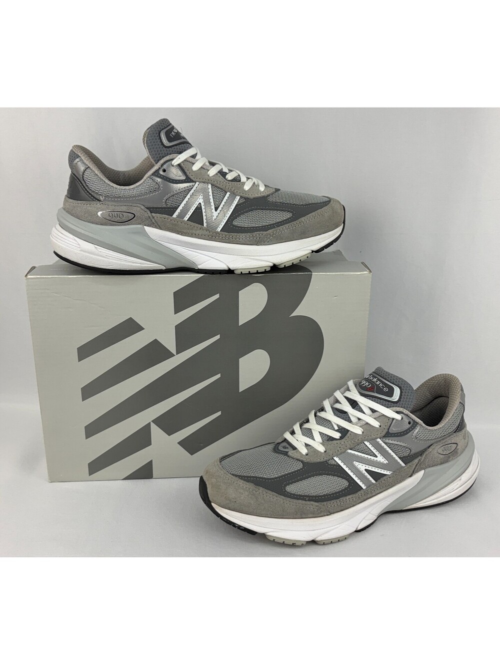 New Balance 990v6 Made in USA Grey M990GL6 Men's Size 9.5 D W/Box